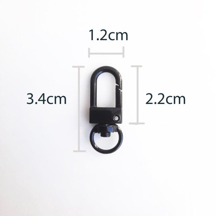 

5pcs Kait Hook Gantungan Kunci Lobster Warna Lucu DIY Binder Pengait