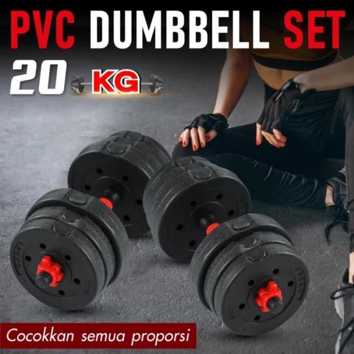 Dumbell Set 20Kg Pvc