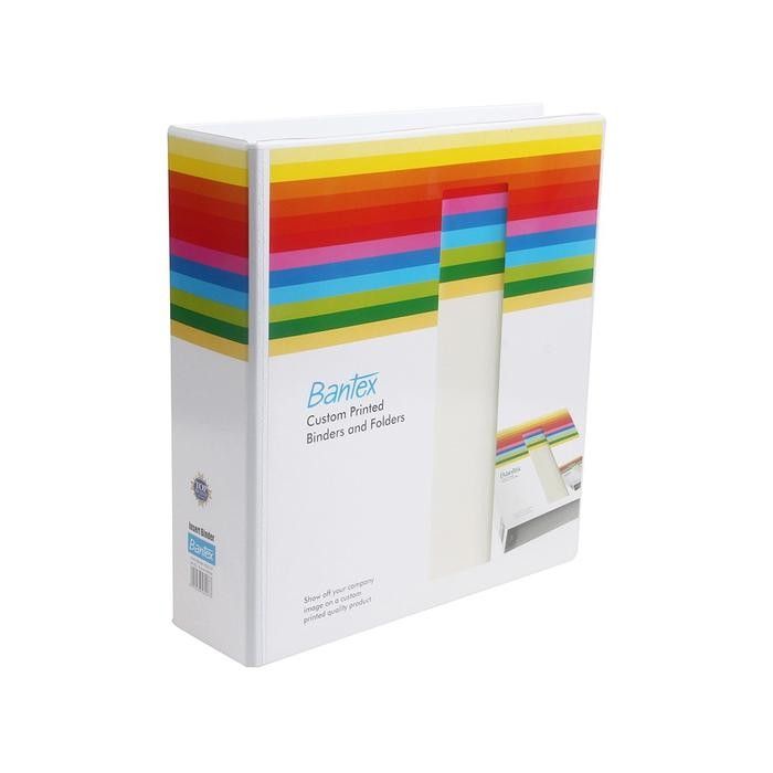 

Bantex Insert Ring Binder 2 Ring 65mm A4 White 8562 07