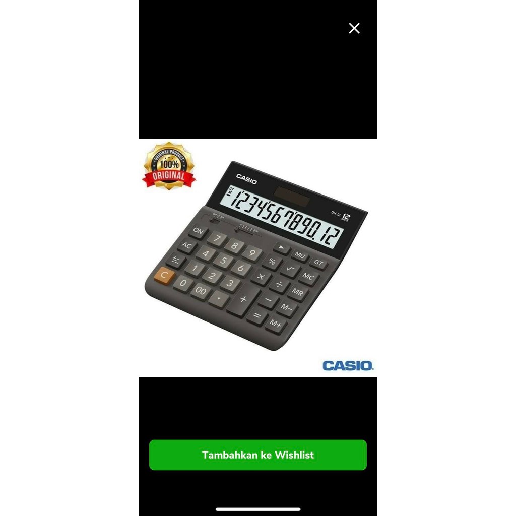 

Kalkulator casio dh 12