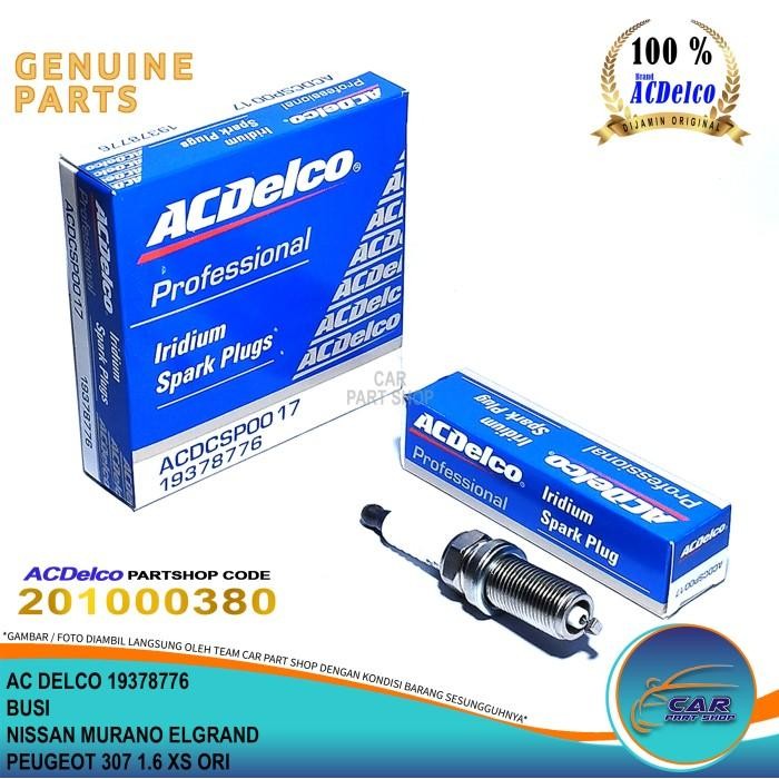 Busi Iridium Ikh20Tt Nissan Murano Elgrand Peugeot 307 1.6 Xs Acdelco