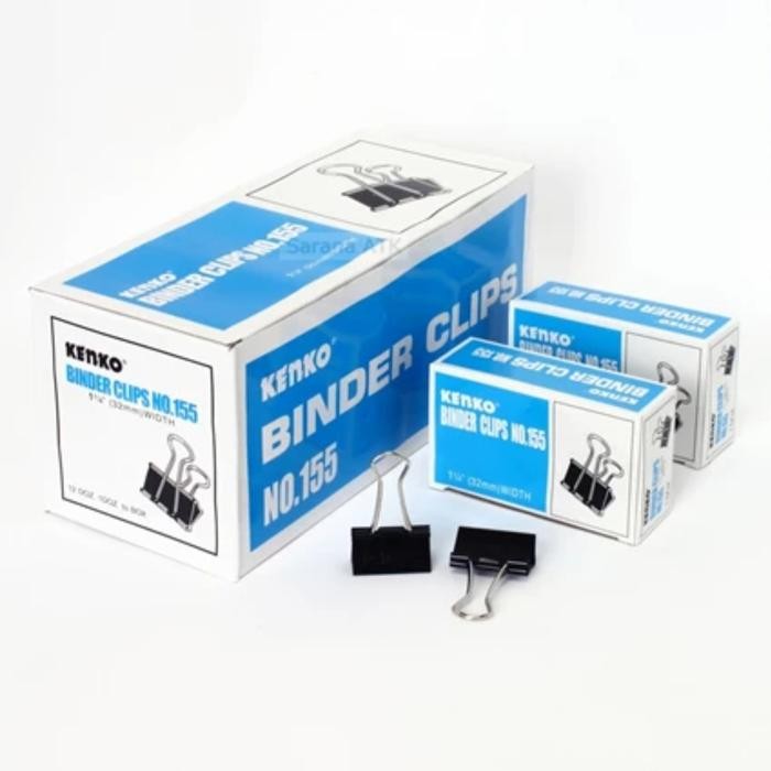 

Binder Clips 155 Per Gross(12Dus)
