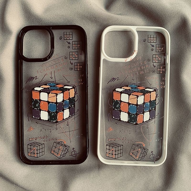 Kecenderungan Kubus Rubik Cangkang Lunak Case Xiaomi 17T Pro C81 Pro 15T Pro  M7 Plus POCO F7 Poco C