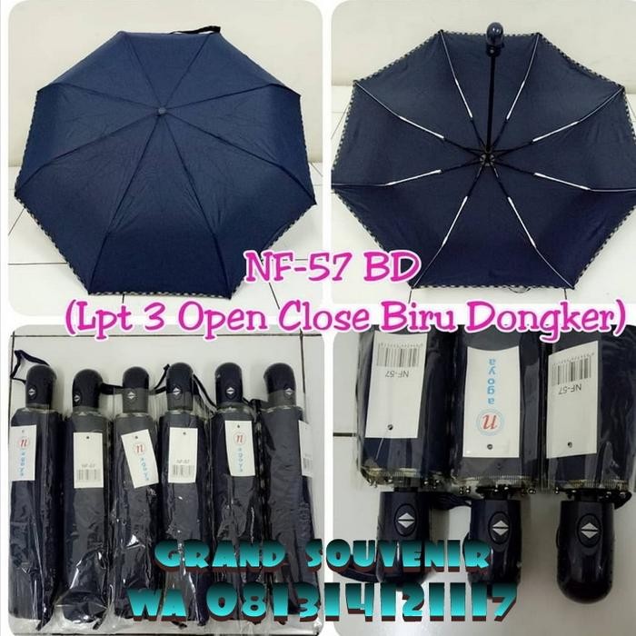Payung Lipat 3 Custom / Payung Standar / Payung Golf / Payung Custom