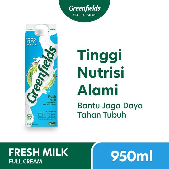 

Pilihan- [Instant Only] Susu Segar Greenfields - Fresh Milk Full Cream 950Ml