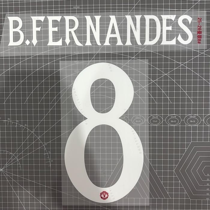 nameset hk man united mu 25/26 cup version b.fernandes [kualitas terbaik]