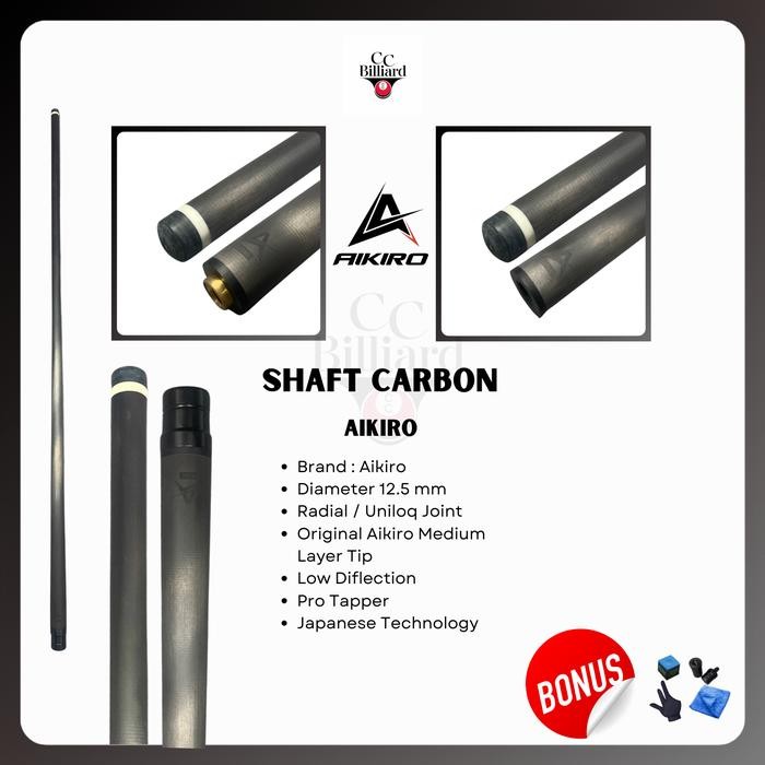Shaft Carbon Billiard Radial / Uniloq Original Aikiro
