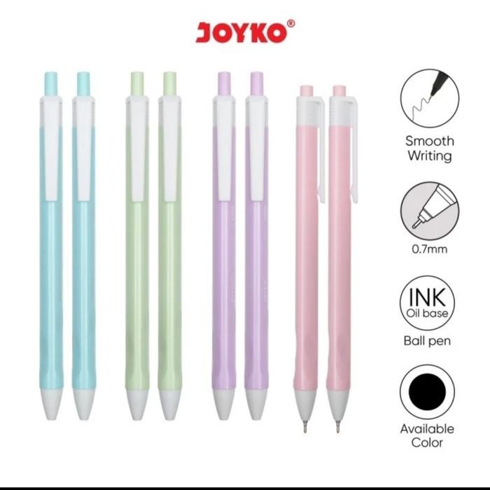 

New Pulpen Joyko 0,7mm BP-342 Vokus PTL (1lusin)