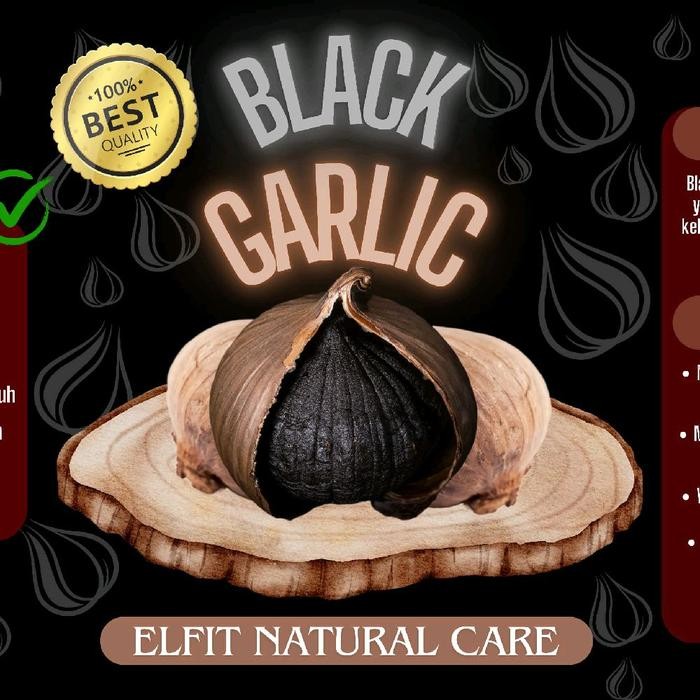

NEW PRODUK BLACK GARLIC 250GR JUMBO PREMIUM ELFIT NATURAL CARE PITALOKAOUTLET23