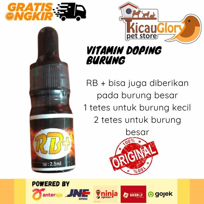 Pilihan- Vitamin Doping Burung Pleci Rb + Rb Plus