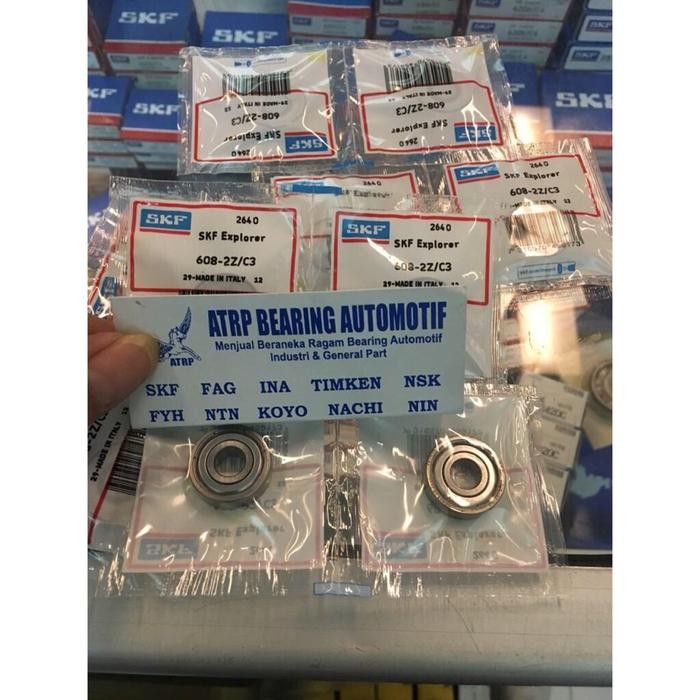 Jual Ball Bearing 608 2Z/C3 608 Zz C3 Skf Original