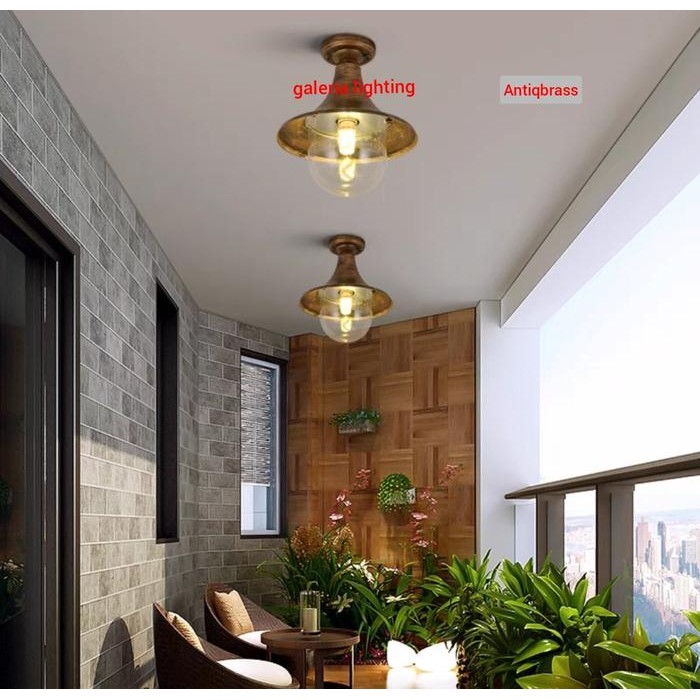 Promo Lampu Plafon Klasik Outdoor Waterproof Teras/Villa/Cafe Tipe 81038 Terlariss 