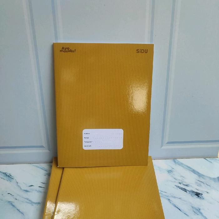

New 1PAK BUKU TULIS UKURAN STANDART SAMPUL COKLAT ISI 10