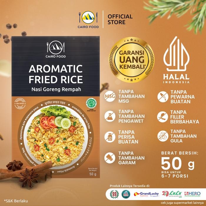 

Stok Baru Bumbu Nasi Goreng Rempah - Cairo Food