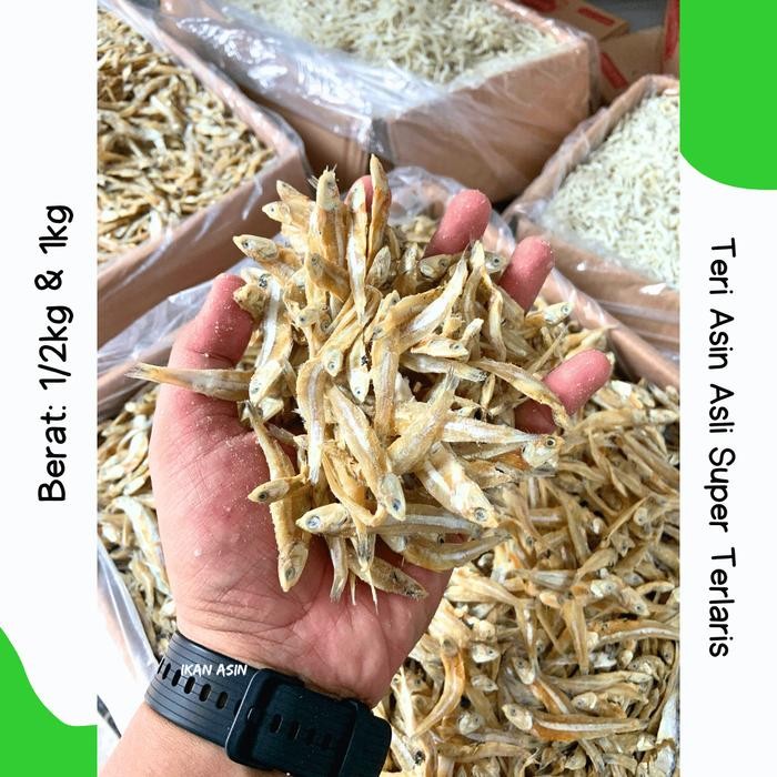

Pilihan- Teri Asin Asli Super Terlaris - Rasa Asin Gurih, Masakan, Kering, Food