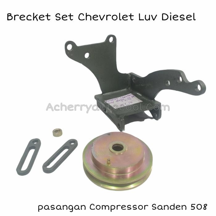Bracket - Dudukan Compressor Ac Mobil Chevrolet Luv Diesel Sanden 508