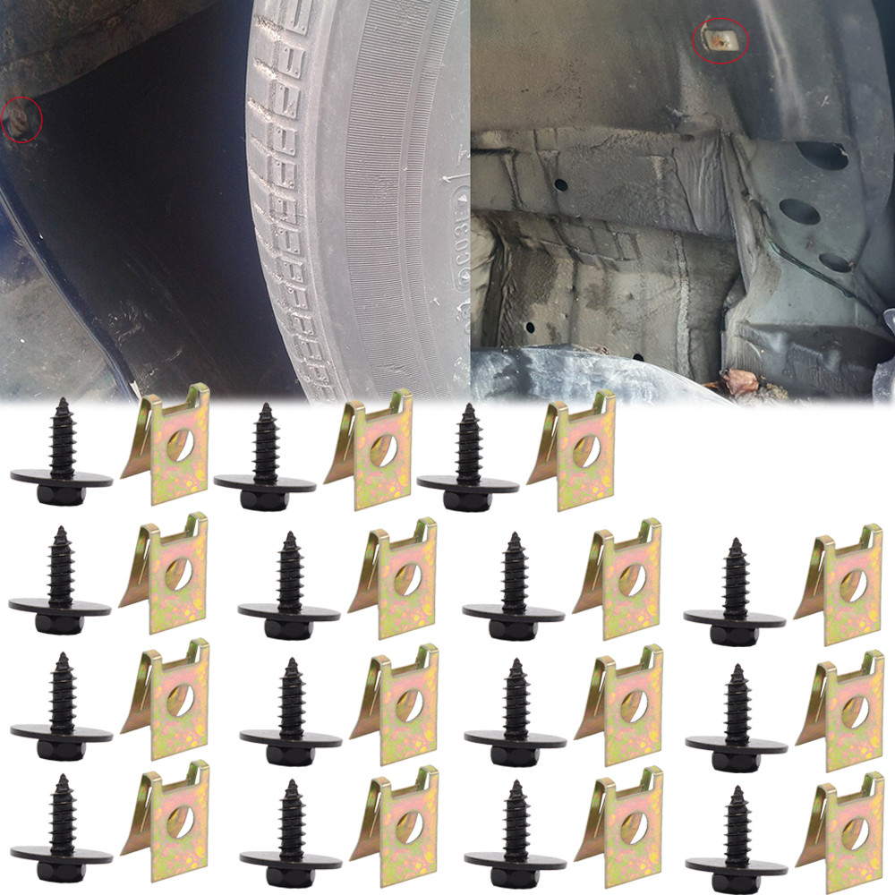 IMPORT 15Kit For BMW F20 E82 E21 E90 E93 F34 E28 E60 F11 Bumper Body Undertray Fasteners Hex Screw