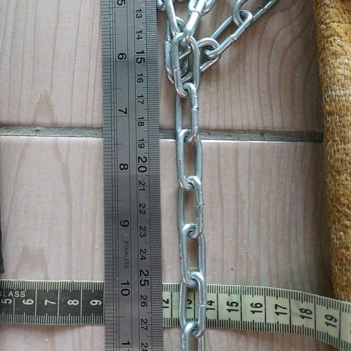 Chocolatoslatoe Tali Tuntun Rantai Tali Kekang Rantai Anjing Besar Rantai Kuat Tebal