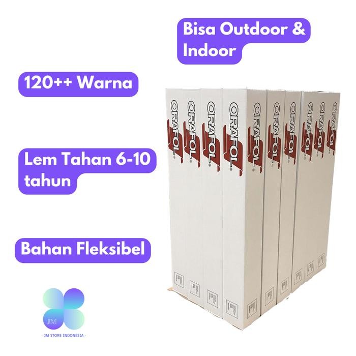 Stiker Oracal 651 070 Hitam Black Matte Doff Glossy Skotlet - 1 Meter