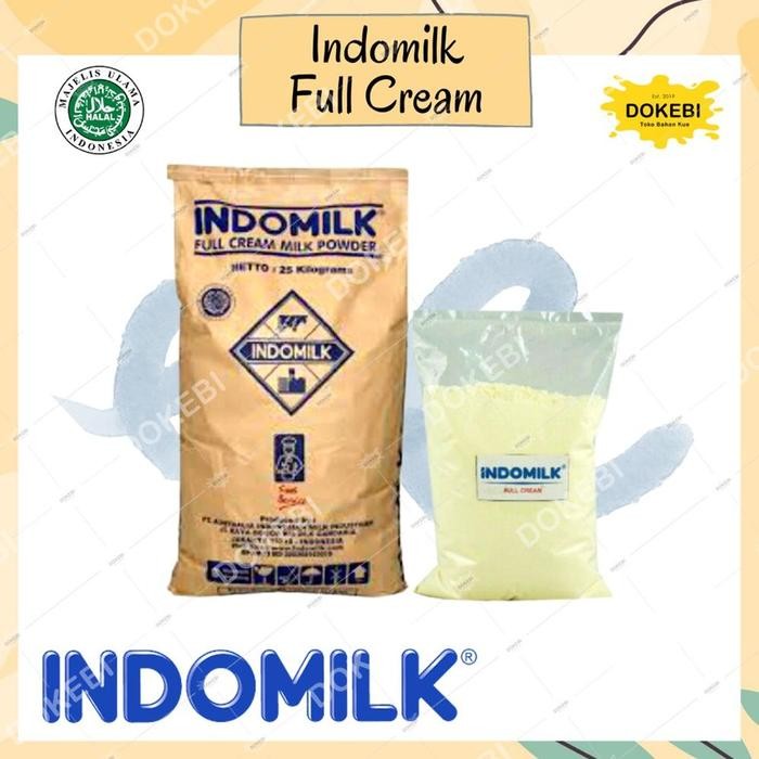 NEW NEW NEW Susu Bubuk Full Cream Indomilk 1 Kg / Susu Fullcream Indomilk / Powdered Milk /