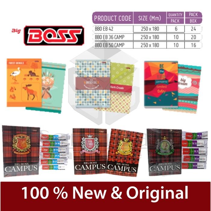 

Buku Tulis Sidu Big Boss Campus Isi 50 Lembar Bigboss Campuss 50 Lbr Buku Ukuran Boxy B5 50