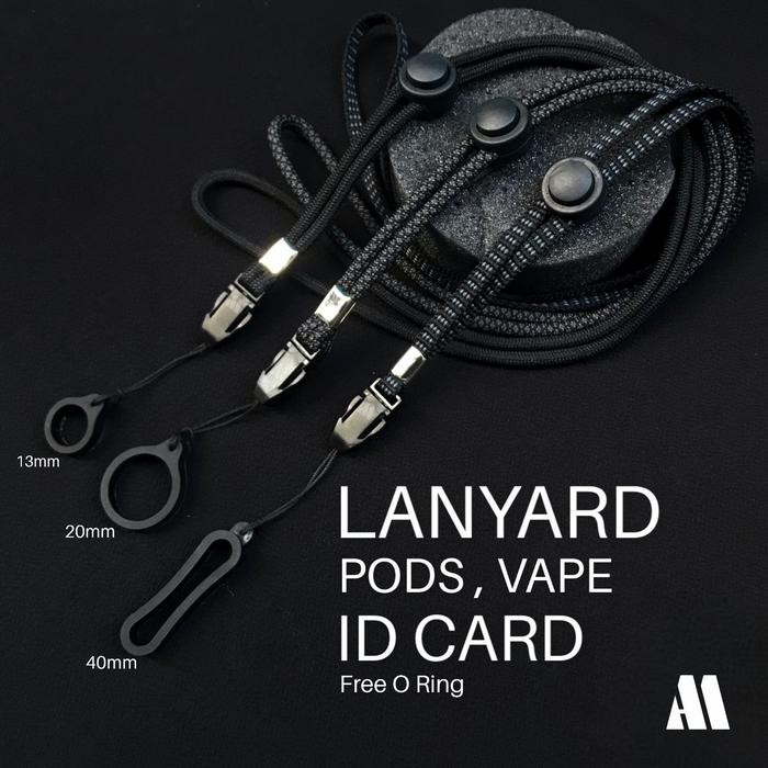 New TALI PODS / GANTUNGAN ID CARD HOLDER / LANYARD FREE KARET