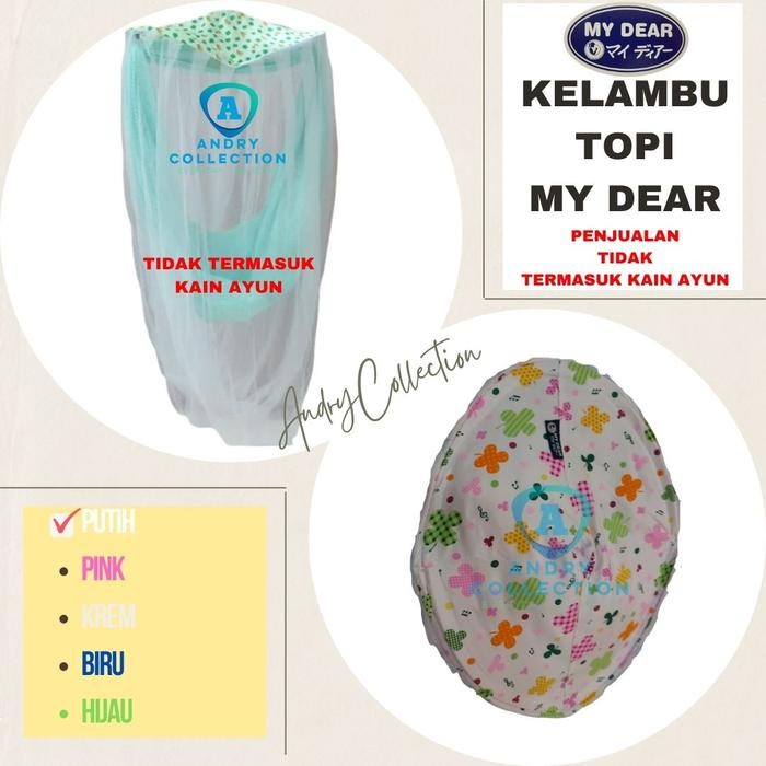 Dialogue Baby - Kelambu Topi My Dear Ayunan Bayi Perlengkapan Tidur Baby Kain Ayun My Dear Warna