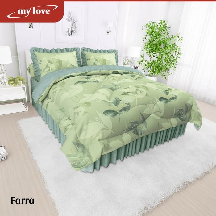Bedcover 180x200 My Love Rumbai / Bed Cover Set 180x200 My Love Rempel