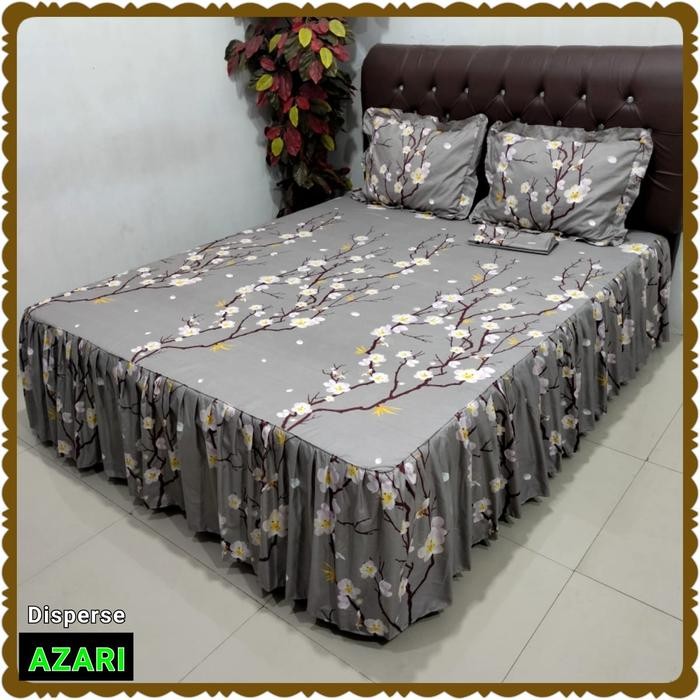 sprei homemade rumbai motif rose rainbow