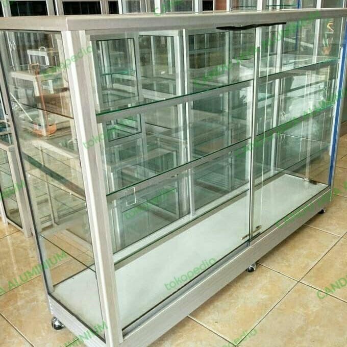 ETALASE KACA 1.5 METER 5 mm