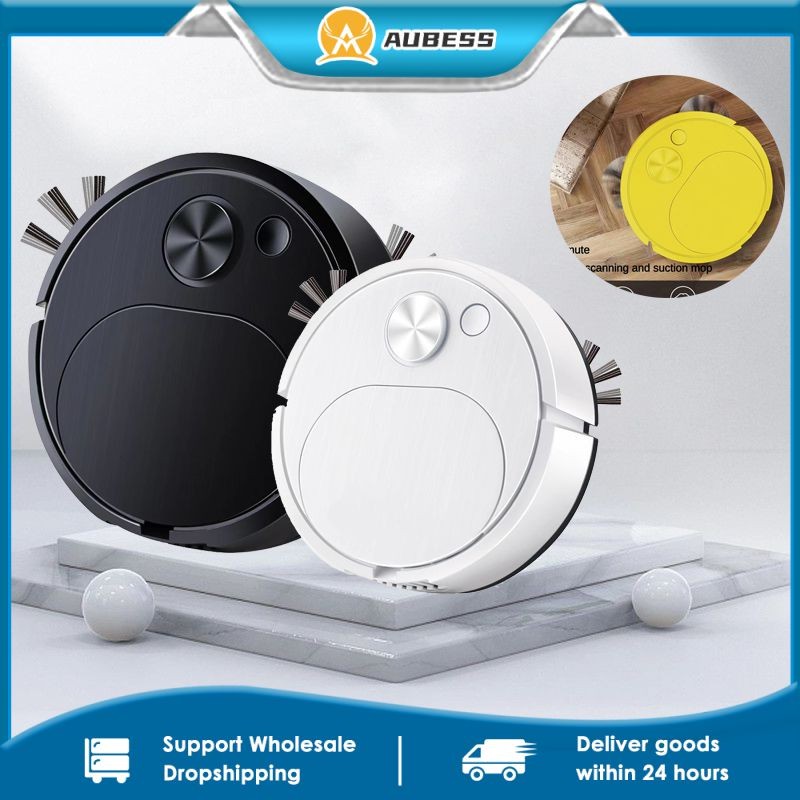 Automatic Vacuum Cleaners USB Charging Mini Cleaning Machine Smart Sweeping Mopping Robot Vacuum Cle