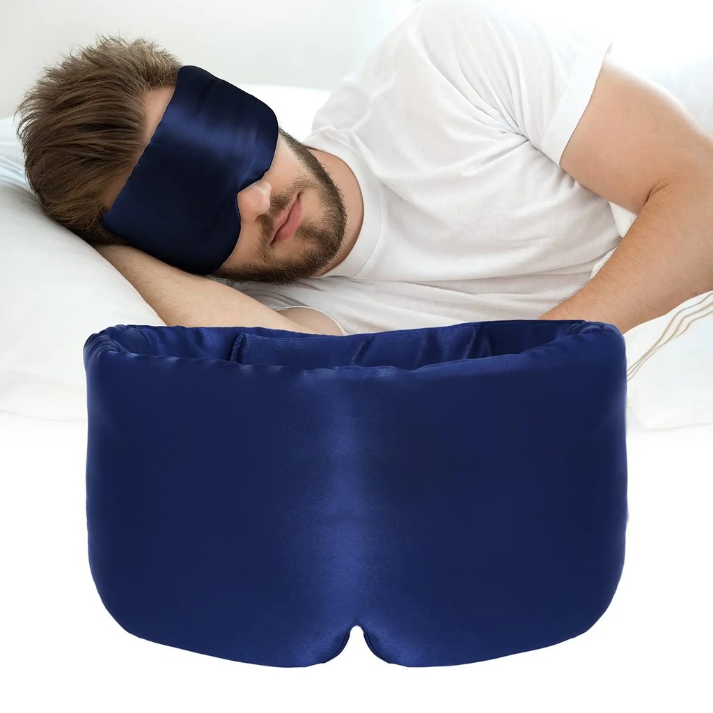 Silk Sleep Mask for Side Sleeper,Eye Mask Sleeping for Women Men 100% Mulberry Silk,Eye Cover for