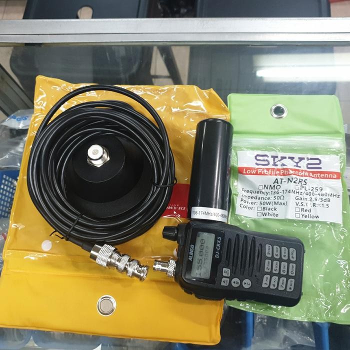 PAKET ANTENA HT & RIG MINI SKY DUAL BAND