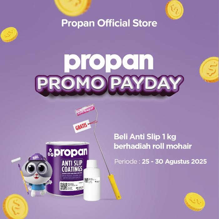 Propan Anti Slip Coatings Cat Pelapis Lantai Anti Licin