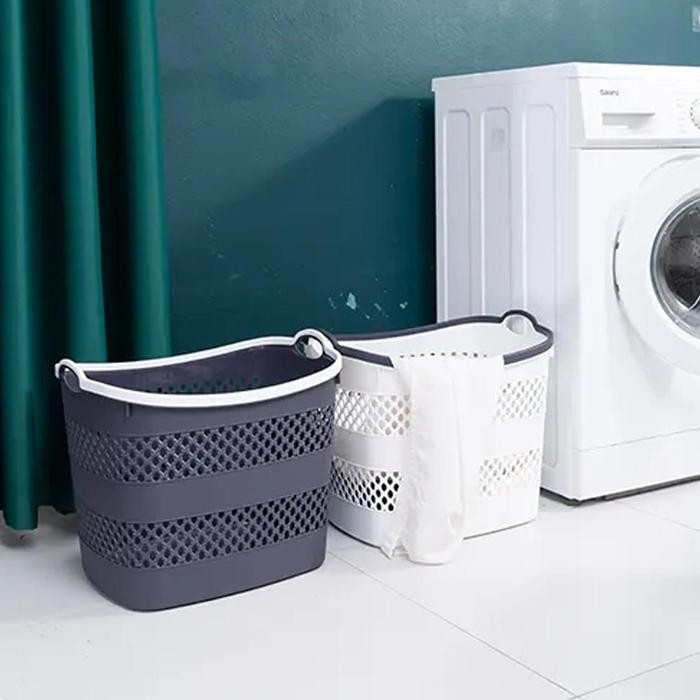 Penthouse Tempat Keranjang Baju Kotor Pakaian Plastik Laundry Bak Keranjang - 5486
