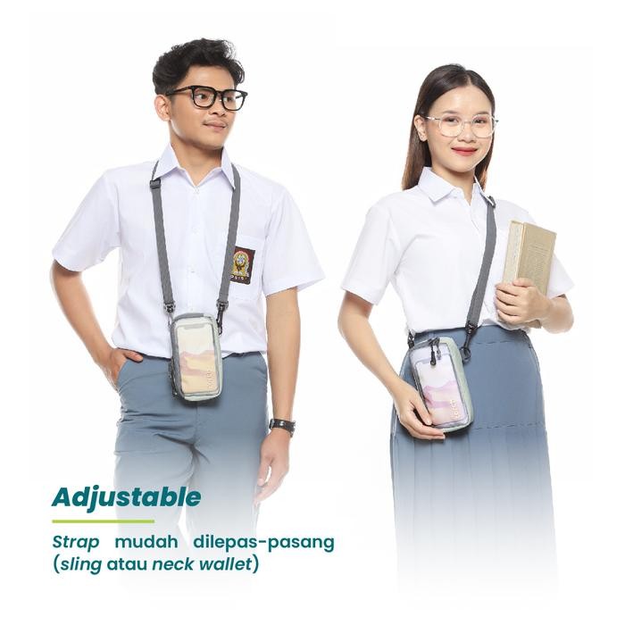 TORCH Antro Tas Pouch HP Transparan Sling Bag Mini Anti Air Stationery Pria Wanita Unisex