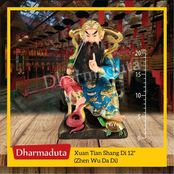 Produk Unggulan] Xuan Tian Shang Di 12in - Patung Rupang Arca Tao