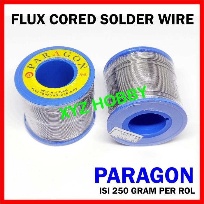 Timah Paragon 250g Timah Solder Paragon 250 gram Rol Besar 08mm