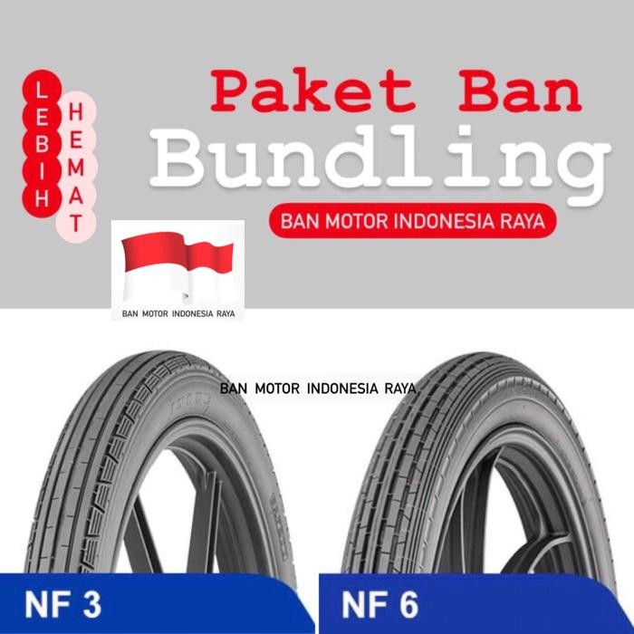 Paket Ban Motor IRC NF 3 (NF3) 225-17 dan NF 6 (NF6) 250-17 (Ban Luar)
