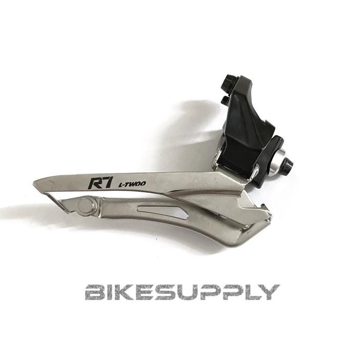 FD Front Derailleur Sepeda Depan L-TWOO R7 Double / 2 Speed Braze On Tarikan Bawah Untuk Seli Lipat
