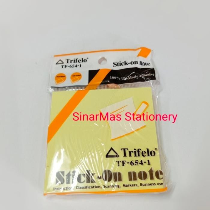 Stick On Note Trifelo TF 654 - 1 / Stick Note Trifelo / Kertas Memo