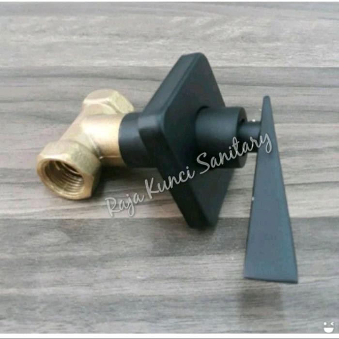 New Kran Tanam Shower/Stop Kran Tanam Hitam/Paket Lengkap Shower Tanam Terlariss 