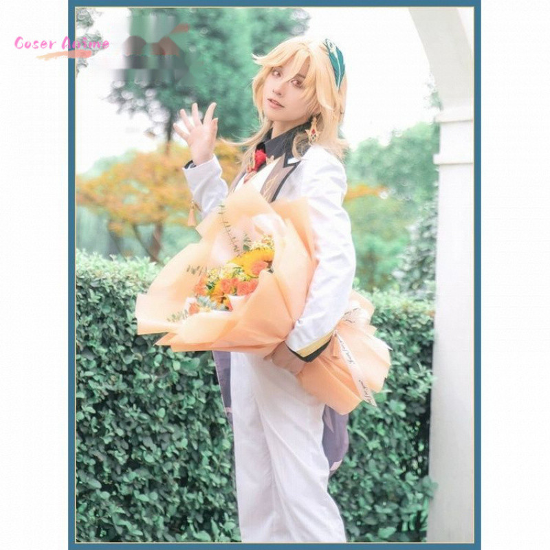 COSERGAME GENSHIN IMPACT KAVEH COSPLAY COSTUME UNIFORM HALLOWEEN CARNIVAL PARTY CHRISTMAS PLAY ROLE
