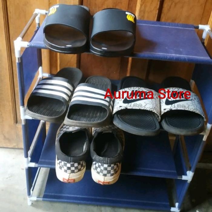 ASLI Rak Wadah Sepatu l Anak Kos Apmen Kamar Rumah Kecil Lipat READY STOCK