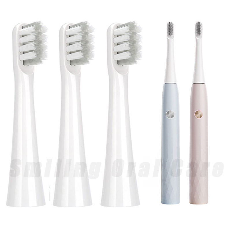 For enchen/ENCHEN T501 Electric Toothbrush Heads Replacement Head Soft Brush Bristles Enchen T501 Re