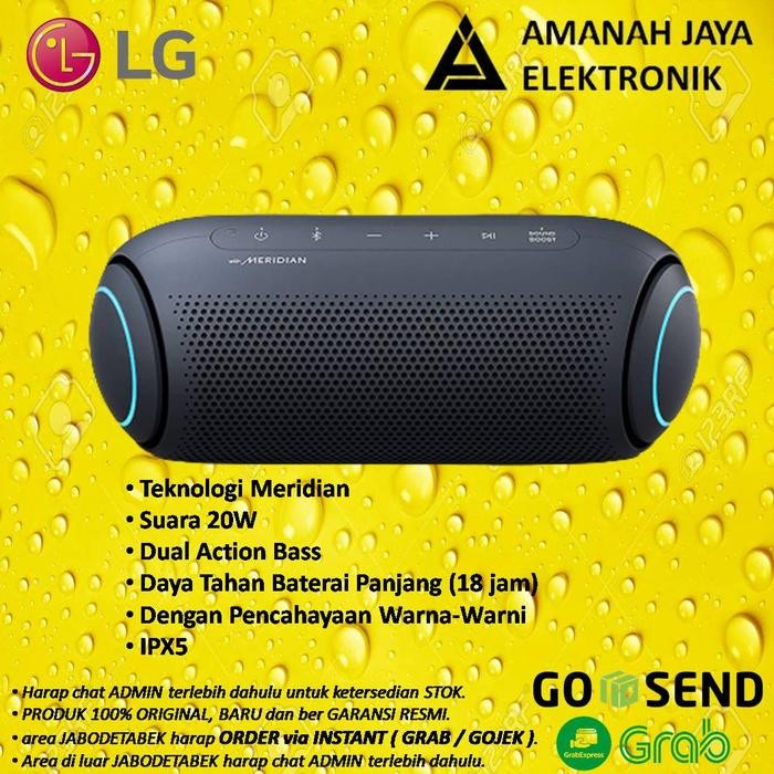 LG XBOOM PL5 Speaker Wireless Bluetooth Teknologi Meridian