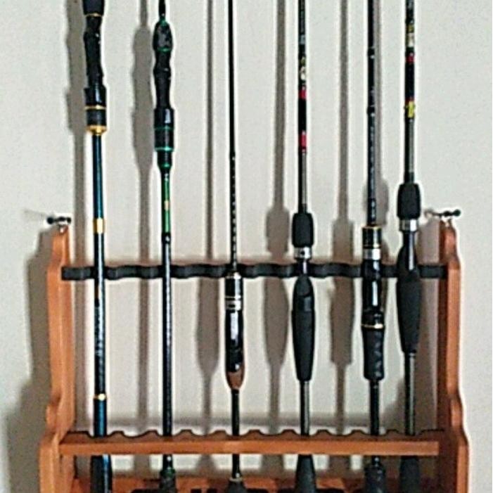 Rak Joran portable / Rod Holder Tempat Joran Pancing Dinding / Rak Joran Pancing