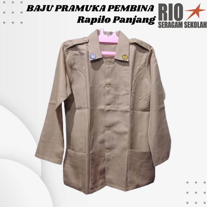 ASLI BAJU PRAMUKA PEMBINA BIG SIZE, PRAMUKA GURU WANITA, SERAGAM PRAMUKA KUARNAS, PRAMUKA PNS RAPILO