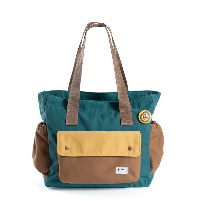 ASLI REKA- PLAYFUL Totepack - Totebag Kanvas Pria Wanita - Backpack Laptop 15,6 inch Anti Canvas