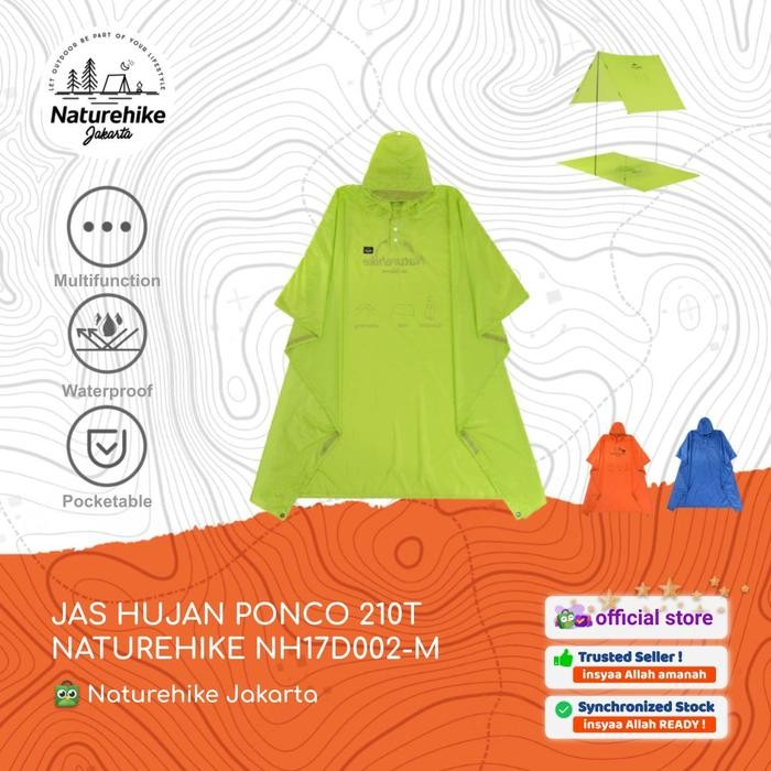 ASLI JAS HUJAN PONCO BAHAN 210T / 20D NH17D002-M / NH17D003-M READY STOCK